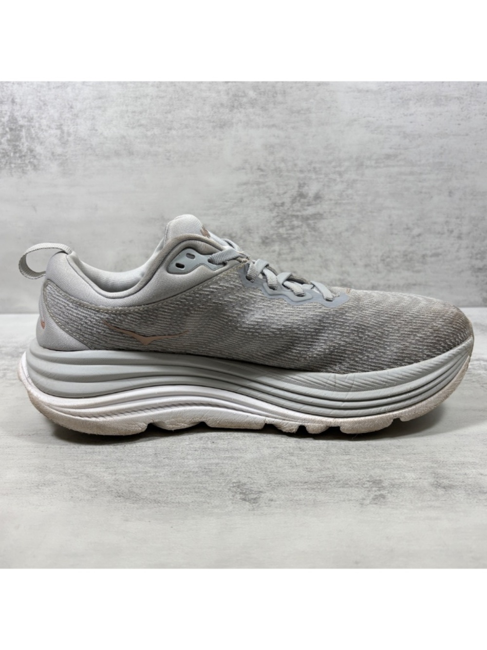 Hoka One One Gaviota 5 Running Shoes - Women's Size 8.5D Wide - Gray - Picture 2 of 11